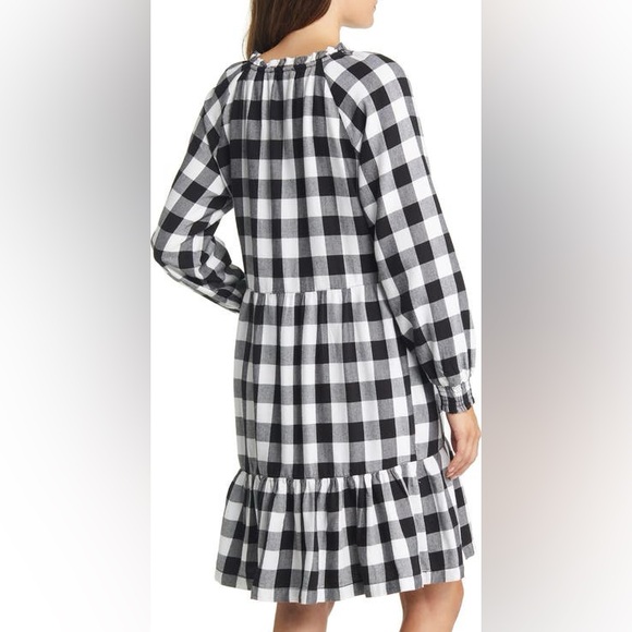 BeachLunchLounge Buffalo Check Flannel Dress - Picture 2 of 8